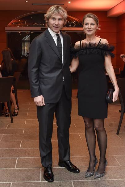 Pavel Nedved con la moglie LAPRESSE